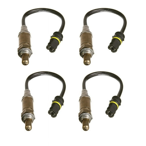 Maxfavor 4Pcs O2 Oxygen Sensor for 1996-2000 Mercedes-Benz ML320, ML430, S600 Upstream Downstream