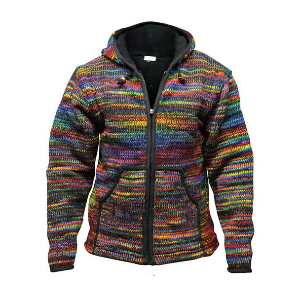 hippie zip up hoodie