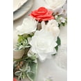 thumbnail image 4 of Artificial Gardenia Flowers 2.7" 25pcs Real Looking Ivory Foam Fake Flowers with Stems for DIY Wedding Bouquets Bridal Shower Centerpieces Floral Arrangements Party Tables Home Decorations, 4 of 4
