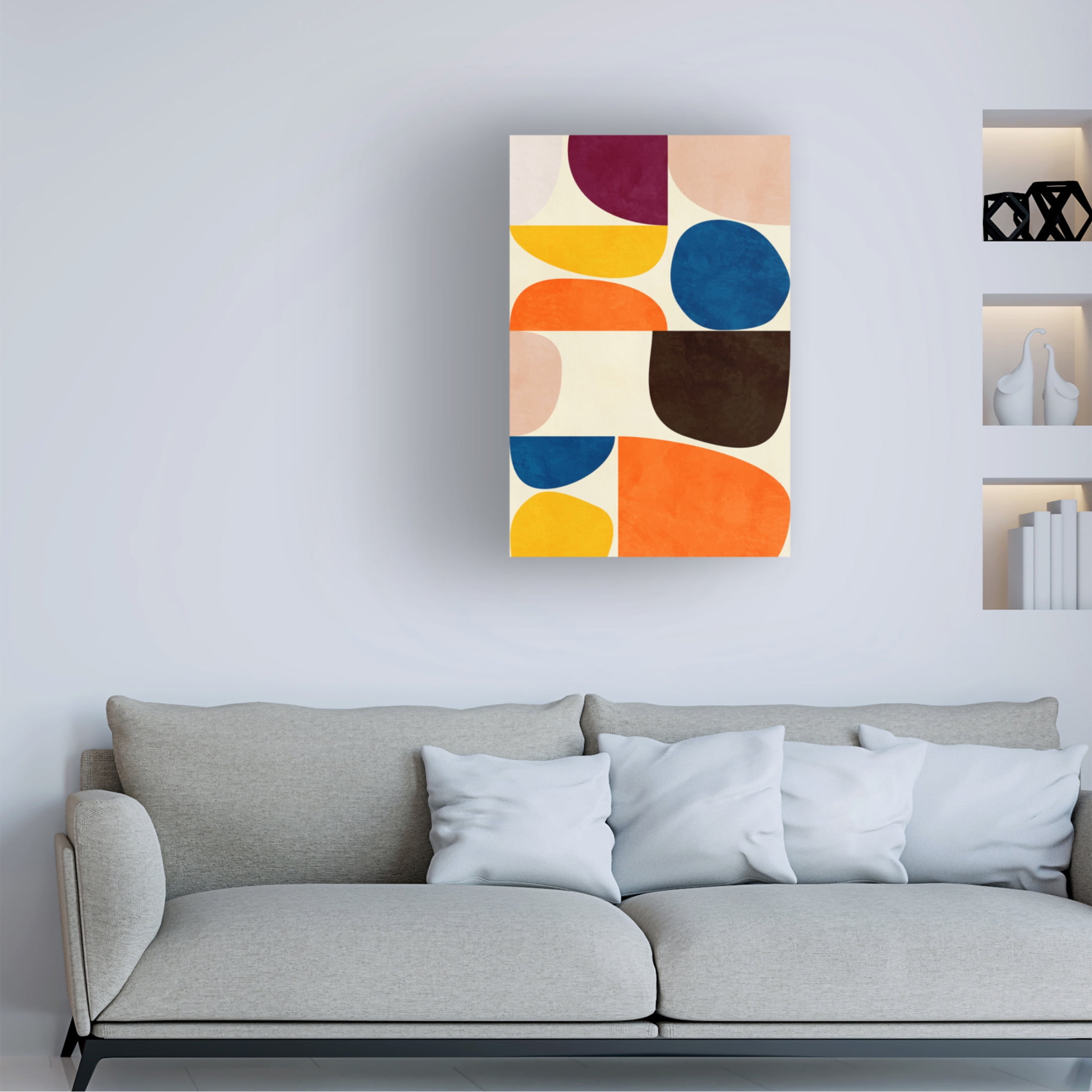 Trademark Fine Art Ana Rut Bre Vivid Bauhaus Canvas Wall Art