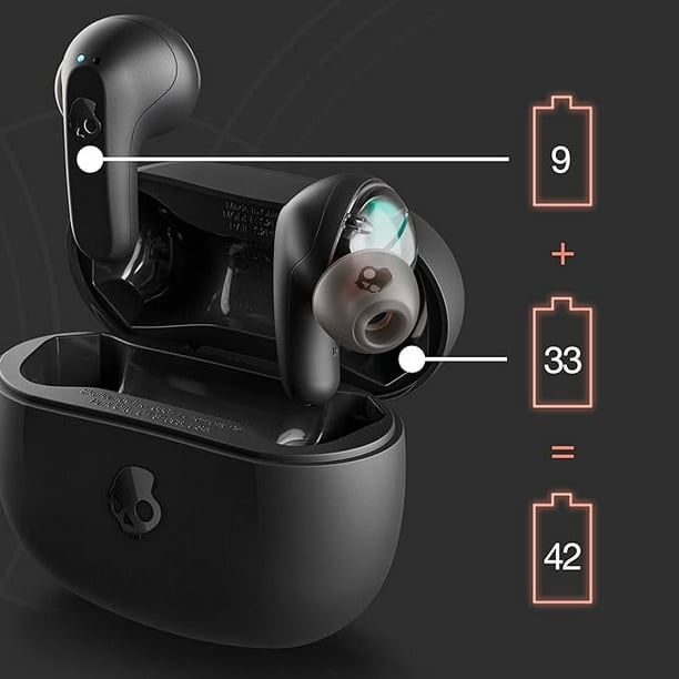 Skullcandy Rail ANC TRUE BLACK ワイヤレスイヤホン Amazon.com: Skullcandy Rail ANC Wireless Earbuds, Bluetooth