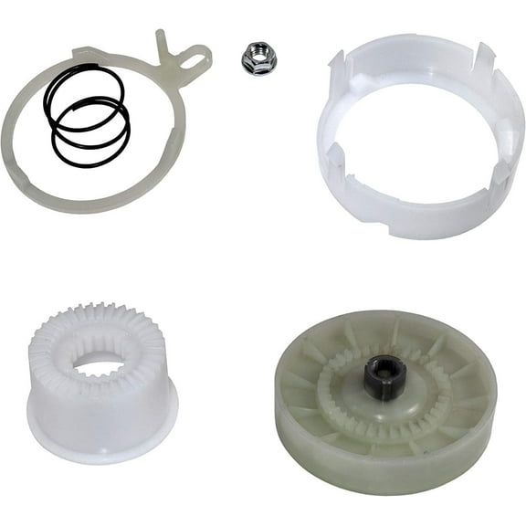 HQRP Cam Clutch Kit for Whirlpool 1CWTW4705GW0, 1CWTW4740YQ0, 1CWTW4815EW0, 1CWTW4815EW1 Washer Drive Pulley