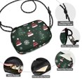 thumbnail image 3 of FORMRS Mini Crossbody Bag for Women Adjustable Rope Shoulder Casual Phone Purse, Green Christmas Hats, 3 of 7