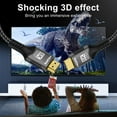 thumbnail image 2 of 8K HDMI 2.1 Cable 8K@60Hz 48Gbps EARC ARC HDCP Ultra High Speed HDR For RTX Video Cable PC Laptop Projector HD TV PS5, 2 of 7