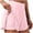 Pink, variant on COMVALUE Women's Running Shorts with Zipper Pocket 2 in 1 High Wasited Workout Athletic Gym Yoga Spandex Shorts for Women Navy S