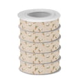 thumbnail image 2 of 5 Rolls Christmas Ribbon 1.5 inch Wide Decorative Ribbon for Gift Wrapping and Holiday Decorations Small Rabbits and Carrots, 2 of 7