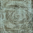thumbnail image 1 of Ahgly Company Indoor Square Abstract Dark Sea Green Abstract Area Rugs, 3' Square, 1 of 6