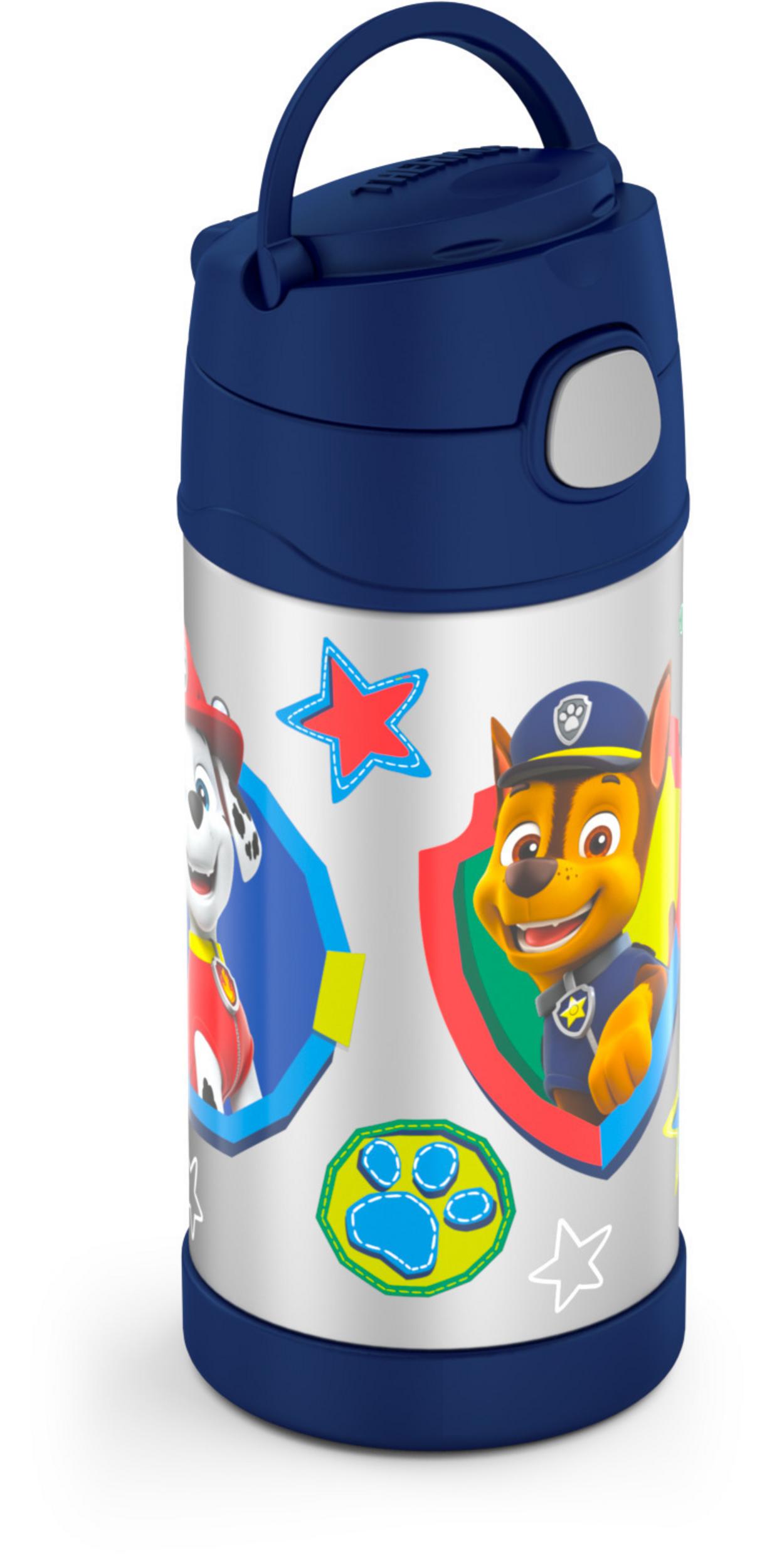 Thermos Kids Stainless Steel Vacuum Insulated Funtainer Straw Bottle, Paw Patrol, 12oz - image 4 of 9