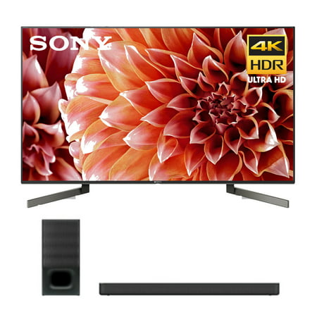 Sony XBR49X900F 49-inch 4K Ultra HD Smart LED TV with Sony HTS350