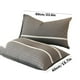thumbnail image 3 of Universal Pillowcases Pair Home Striped Pillow Covers Home Pillow Liner Cover Size 15.7x23.6 Inch, 3 of 4