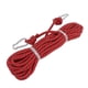 thumbnail image 4 of Rescue Rope, Multi Strand Red Wearproof Climbing Rope 15m Length  For Caving For Camping For Hammock, 4 of 8