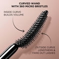 thumbnail image 4 of Máscara Lancôme Lash Idôle para levantar y dar volumen a las pestañas, color negro, 4 of 7