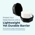 thumbnail image 4 of Adaptive Sound Technologies LectroFan Travel Case - Travel Case for LectroFan Sleep Sound Machine - Protective Case for LectroFan Sleep Device - Lightweight EVA & Silicon Rubber - Zip Close - Black, 4 of 7