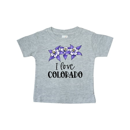 

Inktastic I Love Colorado Columbine Flowers Gift Baby Boy or Baby Girl T-Shirt