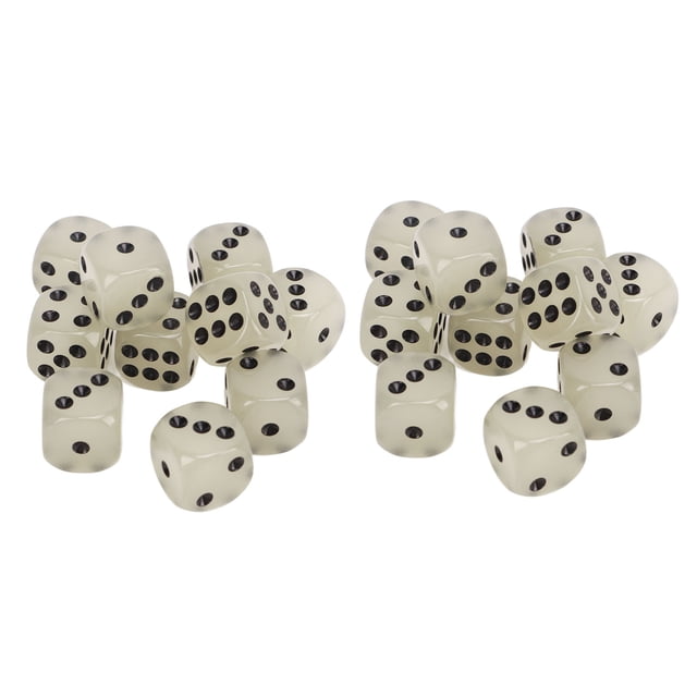 Dados Que Brillan Intensamente, Dados De Juego De Mesa Clásicos Medianos De 6 Lados Para Juegos De Mesa Para KTV