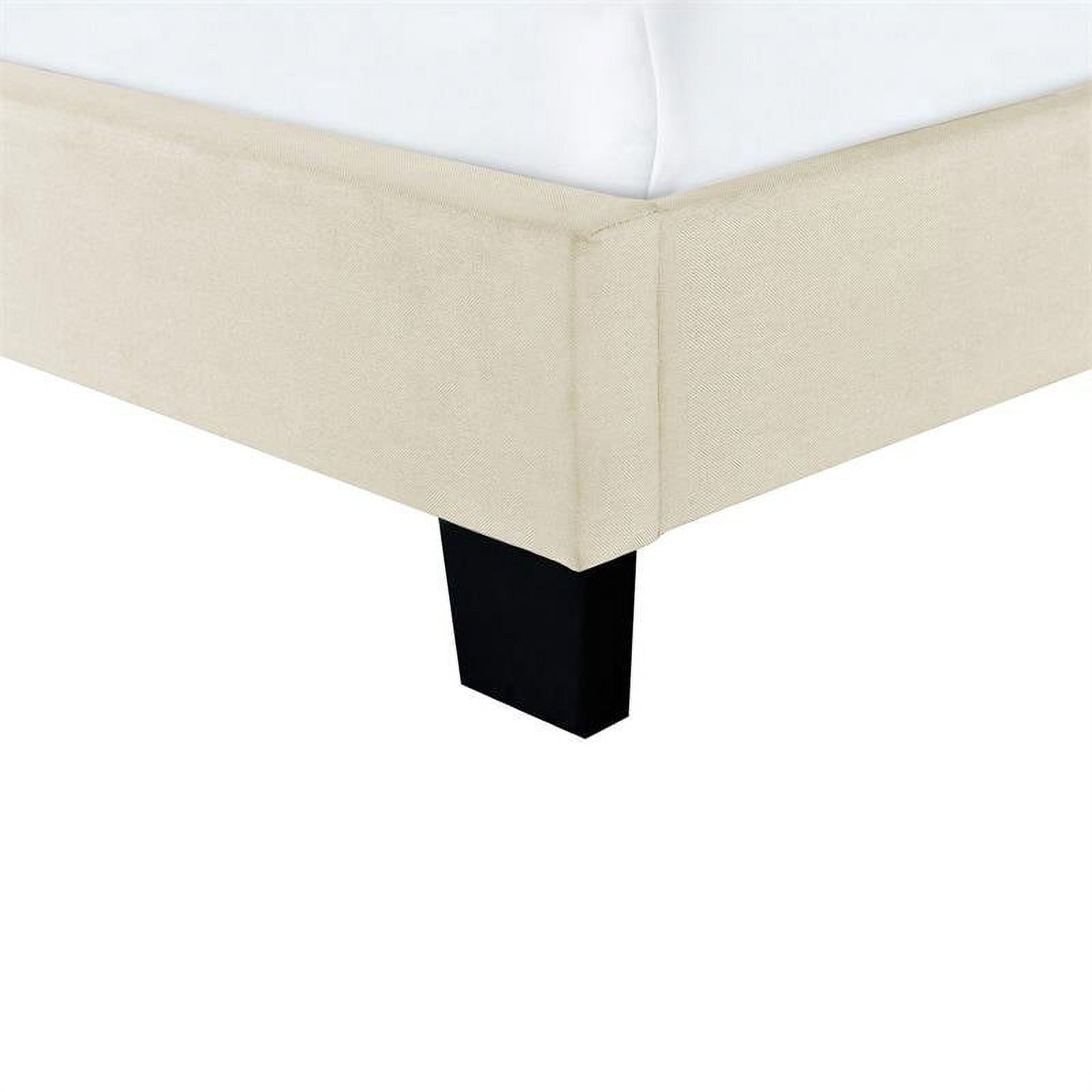 HomeFare Upholstered King Size Nail Head Trimmed Bed Linen