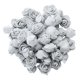 thumbnail image 2 of 100 mini rosas artificiales de espuma de PE para decoración festiva gris, 2 of 9