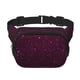 thumbnail image 1 of Disketp Dark Purple Glitter Riñonera de Doble Capa, Bolsa de Cintura Ajustable para Viajes, Correr y Senderismo, Riñonera Ligera para Hombre y Mujer, 1 of 9