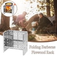 thumbnail image 1 of Apmemiss Poêle à Bois Pliant Portable pour l'Extérieur, Support de Camping en Acier Inoxydable, Usage Domestique, 1 of 1