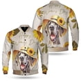 thumbnail image 3 of Happy Women's Day Great Dane Sunflower Vintage Proud Mom All Over Print 3D Baseball Jacket Danes Dog Lover Gifts Bomber Jacket Softball - 02030, 3 of 6