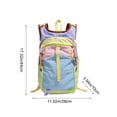 thumbnail image 3 of Large Capacity Lightweight Hiking Backpack Multicolor Casual Water Repellent Travel Bag for Outdoor Sports Camping, 3 of 6