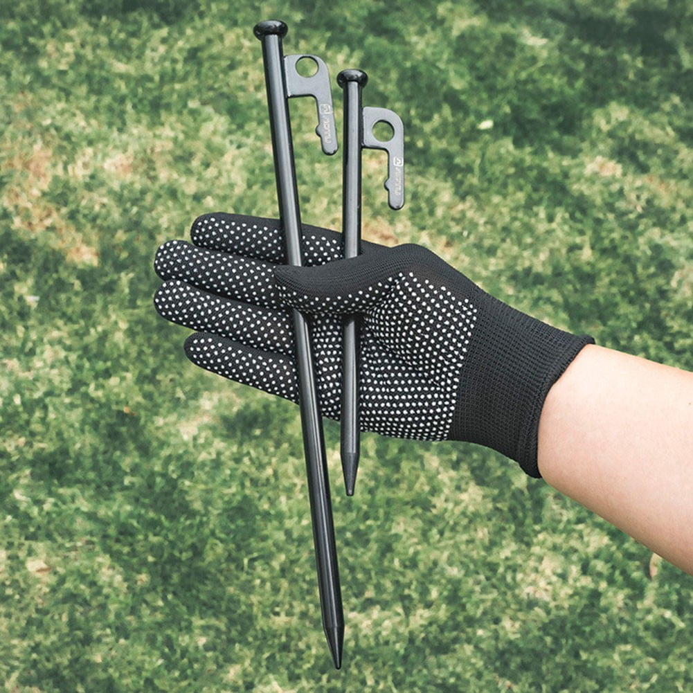 Heavy-Duty 30CM Camping Tent Stakes: Strong, Easy-Pull Design for Secure