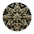 thumbnail image 2 of Wuche Elastic Edged Round Tablecloth Merry Christmas Happy New Year Greeting Card Polyester Washable Table Cover Kitchen Party Decoration  Tablecloth, 2 of 7