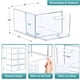 thumbnail image 4 of Sorbus Cajones Acrílicos Apilables Organizadores de Maquillaje Transparentes: 8 Contenedores de Plástico para Decoración, Organización de Baños, Suministros de Oficina y Debajo Del Lavabo, 4 of 6