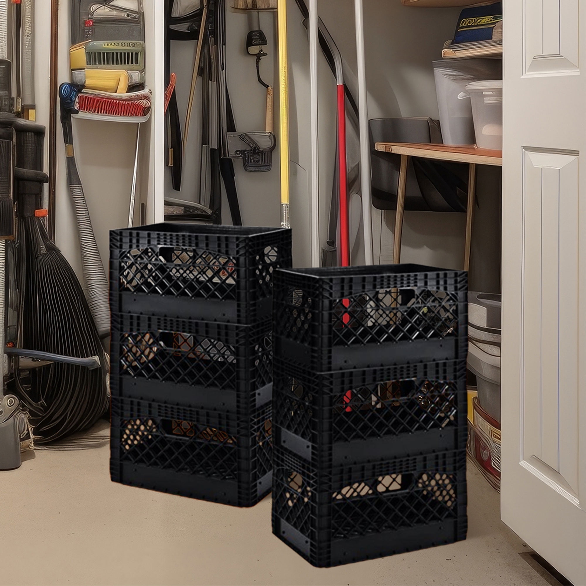Juggernaut Storage Crate for Office Storage & Classroom Organization 6-Pack