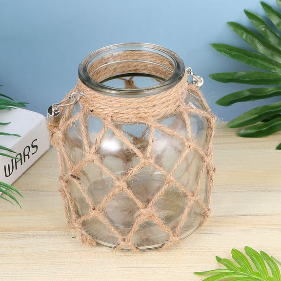 MERRYHAPY Glass Vase Set of 2, Decorative Home and Office Flower with Good Luster for Elegant Interior