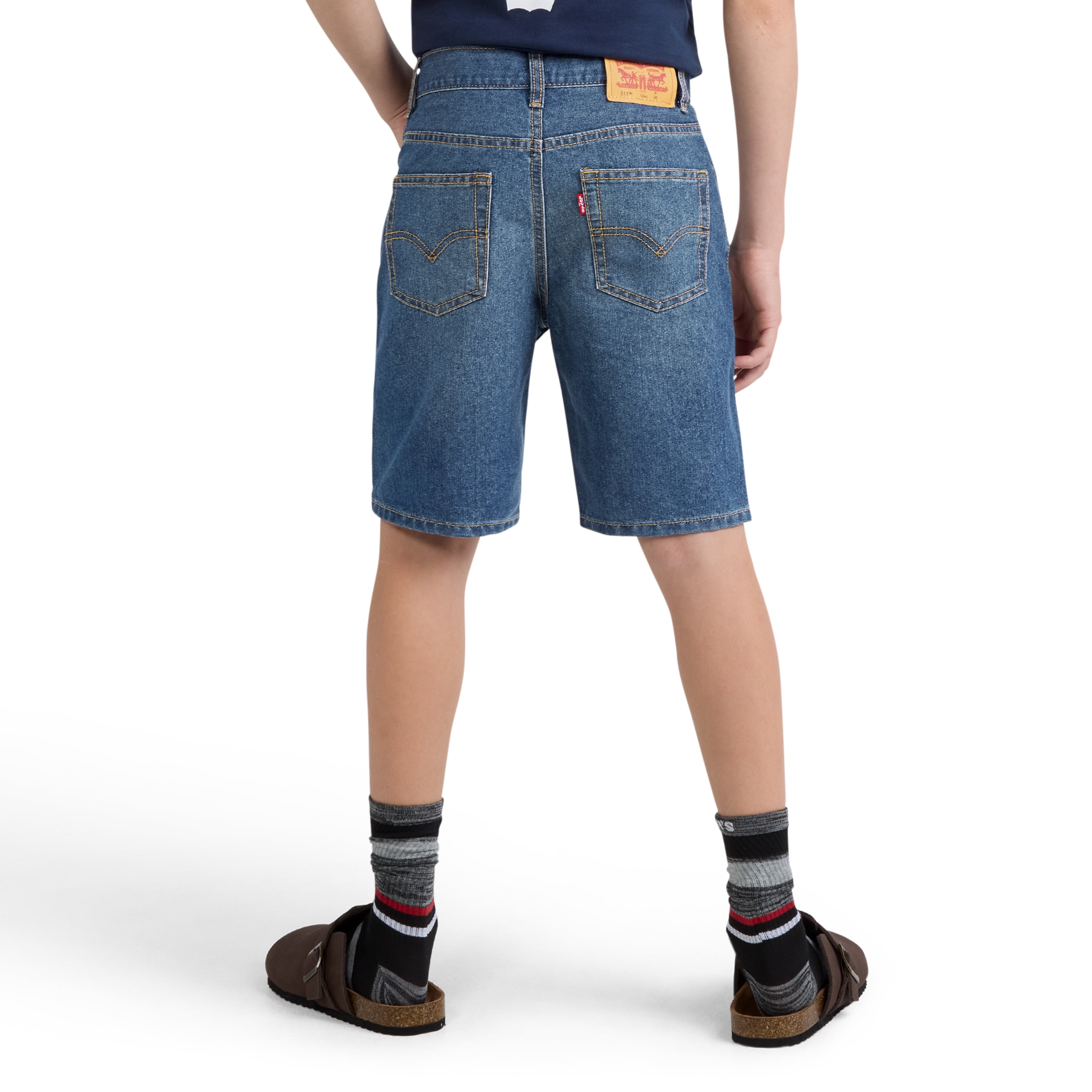 Levi Boys 511 Slim Performance Denim Shorts, Sizes 8-18