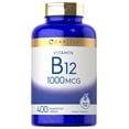 thumbnail image 1 of Suplemento Carlyle de vitamina B12 1000 mcg | 400 tabletas, 1 of 7