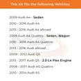 thumbnail image 3 of Max Advanced Brakes - Brake Kit for 2009-2014 2015 2016 Audi A4/A4 allroad/A4 Quattro/allRoad Q5 A5/A5 Quattro Rear Replacement Drilled Slotted Black Coated Disc Brake Rotors and Ceramic Brake Pads, 3 of 10