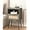 Grey Oak, variant on Rattan Nightstand with Charging Station,Modern Bedside Table with 2 Storage Drawer and Open Wood Shelf, for Bedroom and Small Spaces,Night Stand with Solid Wood Legs (Walnut Brown)