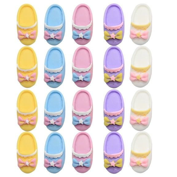 unbranded  20 Pcs Dollhouse Slippers Mini Verse Food Miniature Model