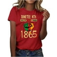 thumbnail image 2 of Simua Chemises Patriotiques pour Femmes Manches Courtes Col Rond Été Hauts Décontractés Coupe Régulière, 2 of 5