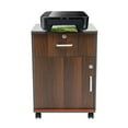 thumbnail image 4 of 2 Tier Mobile File Cabinet, Under Desk Metal Filing Cabinet with Lock & 1-Drawer, 4 of 20