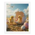 thumbnail image 5 of Paint By Numbers Kit for Adults Beginner - Chicks Springtime Eggs Hatching DIY Canvas Painting Kits for Adults, Frameless Paint By Number for Adults for Home Wall Decor 16x20 Inch, 5 of 7