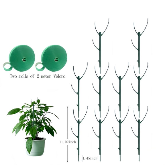 Upgrade Stackable Monstera Plant Support,2026 New Durable Garden Plant Support Stakes for Indoor Outdoor Potted Plants,Garden Accessories Plant Sticks for Vine Training Stem Stabilization (5, Green)