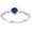 Blue-Silver, variant on Thalia Birthstone Engagement Ring Sterling Silver Cz Women Ginger Lyne Collection