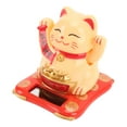 thumbnail image 1 of Gato que Agita Con Energía Solar, Gato de la Suerte Con Brazo que Agita, Buena Suerte, Riqueza, Gato de Bienvenida, Gato de la Fortuna para Decoración del Hogar y El Coche, 1 of 7