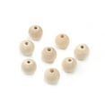 thumbnail image 5 of 100Pcs 6/8/10/12/14mm Wooden Loose Beads for Jewelry Earring Bracelet, 5 of 7