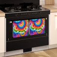 thumbnail image 3 of 2 Pcs Funny Kitchen Towels,Colorful Rainbow Tie Dye Spiral Pattern Microfiber Dish Towels,Kitchen Tea Towels,Kitchen Towel Set (18" X 26"), 3 of 7