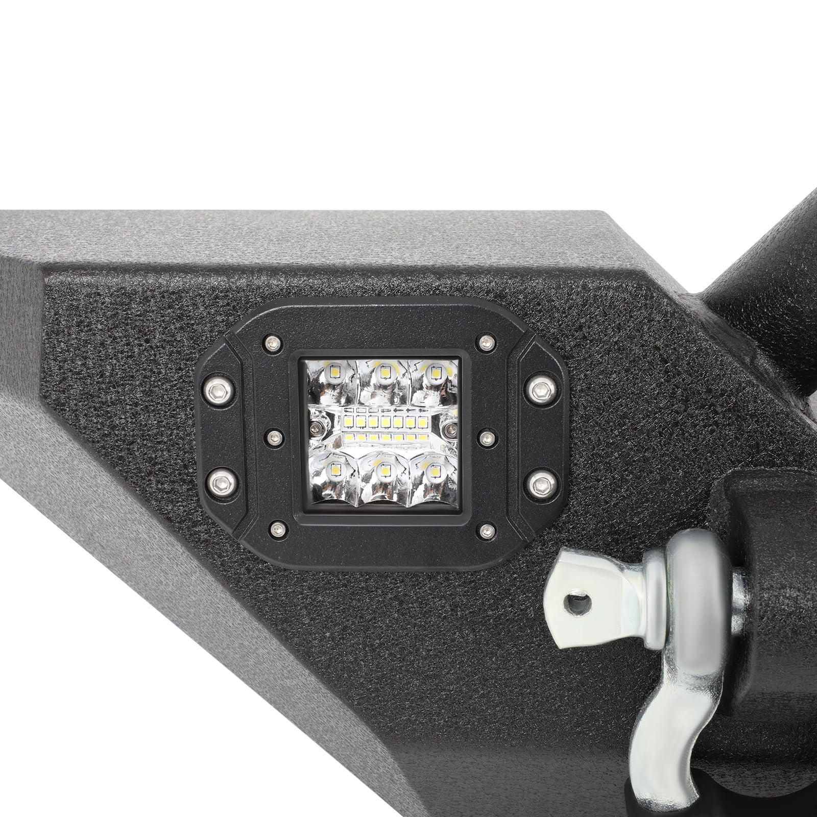 cciyu Front Bumper Compatible for Wrangler JK/JL 2007-2022 with D