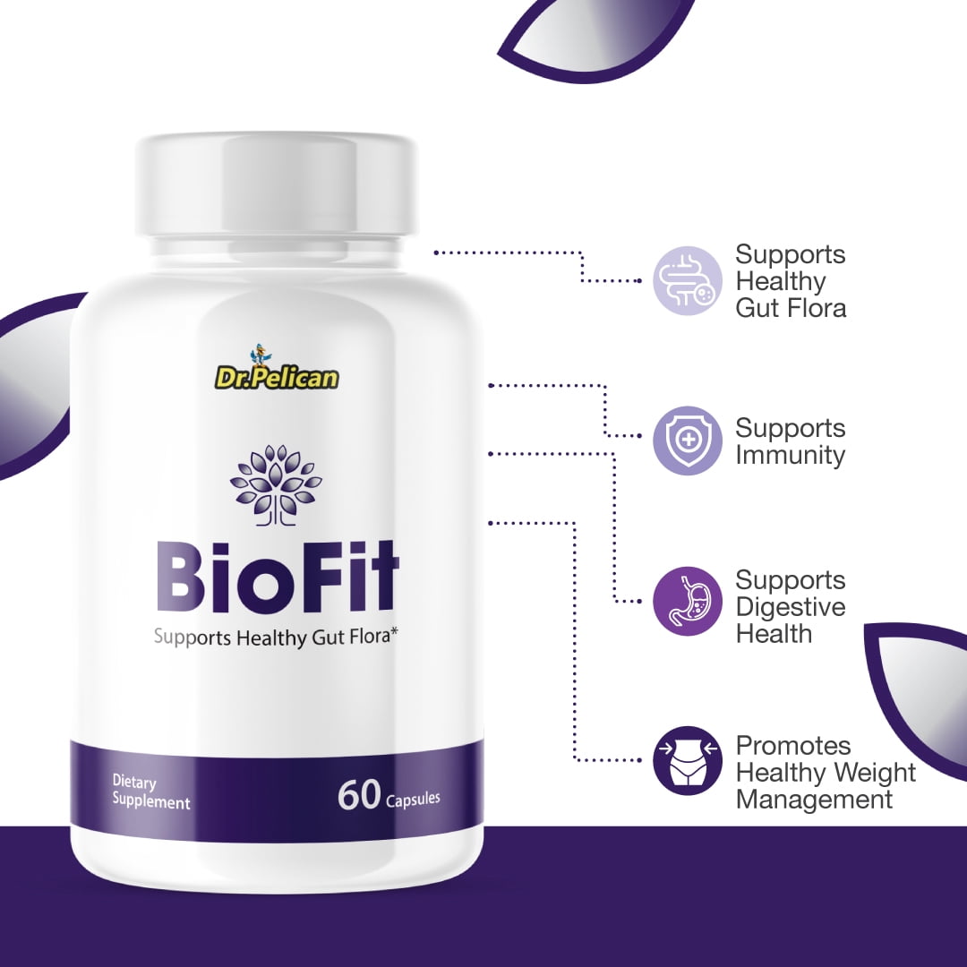 BioFit-Gut & Digestive Health/Weight Management-60 Capsules- Dr. Pelican