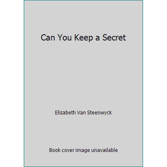 Pre-Owned Can You Keep a Secret (Paperback) 0874064651 9780874064650