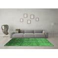 thumbnail image 3 of Ahgly Company Indoor Rectangle Oriental Emerald Green Industrial Area Rugs, 2' x 3', 3 of 4