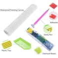 thumbnail image 3 of Demon Slayer 5D Diamond Art Kits DIY Full Drill Round Diamond Painting Kits for Adults Crystal Rhinestone Diamond Kits for Home Decor (12x16In), 3 of 5