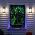 thumbnail image 5 of Halloween Fluorescent Window Banner 31.5 x 47.2 Inches Glow in Dark Window Cover with Skull Design Hanging Scary Decor for Home B, 5 of 5