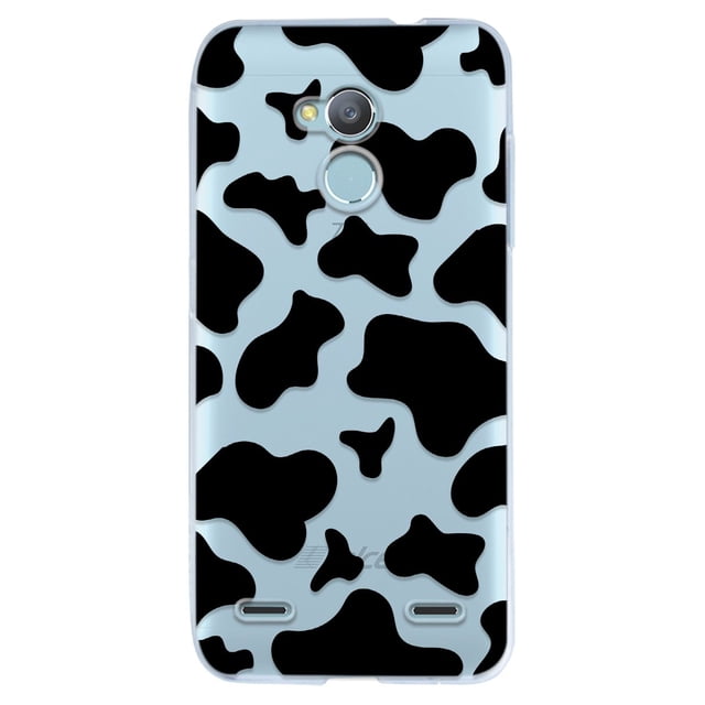 Funda para Blade V6 Plus Vaca Animal Print, Uso Rudo, InstaCase Protector para Blade V6 Plus antigolpes, case Vaca Animal Print